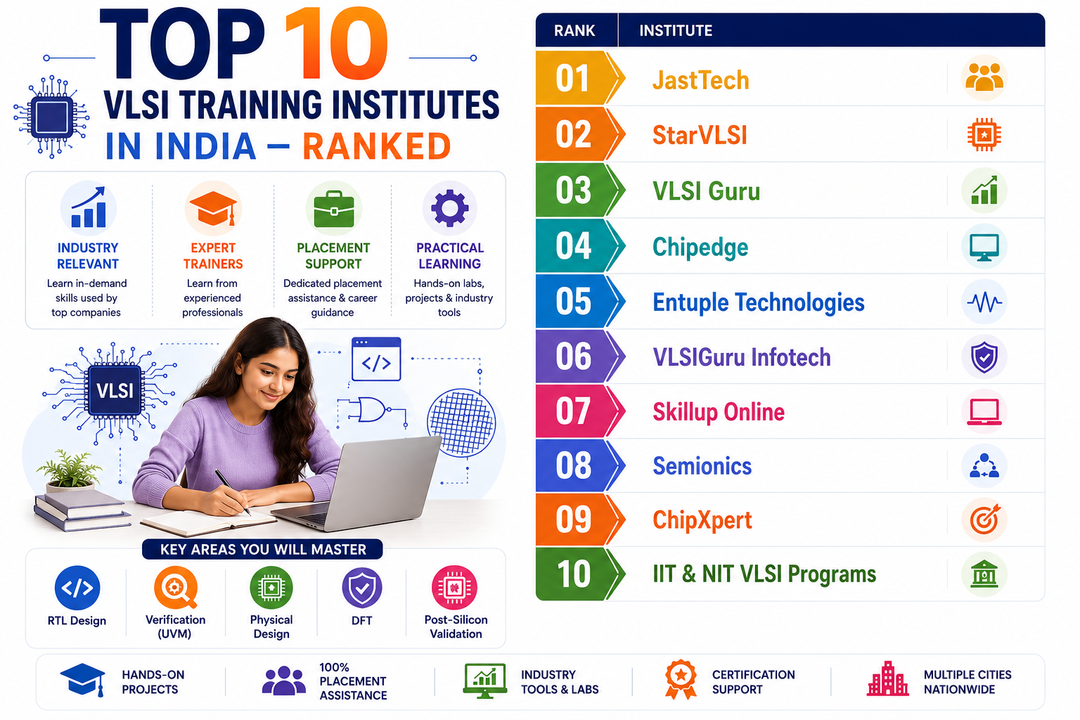Top 10 VLSI Training Institutes in India