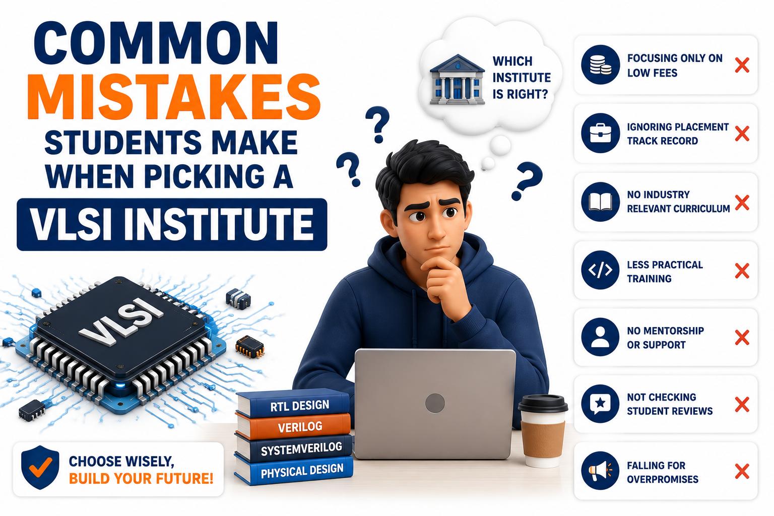 Common Mistakes Students Make When Picking a VLSI Institute