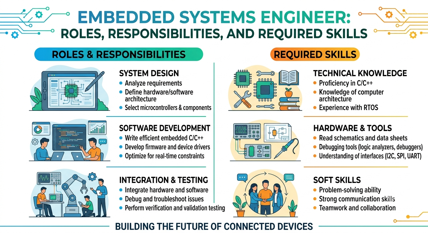Embedded Systems Engineer: Roles, Responsibilities, and Required Skills