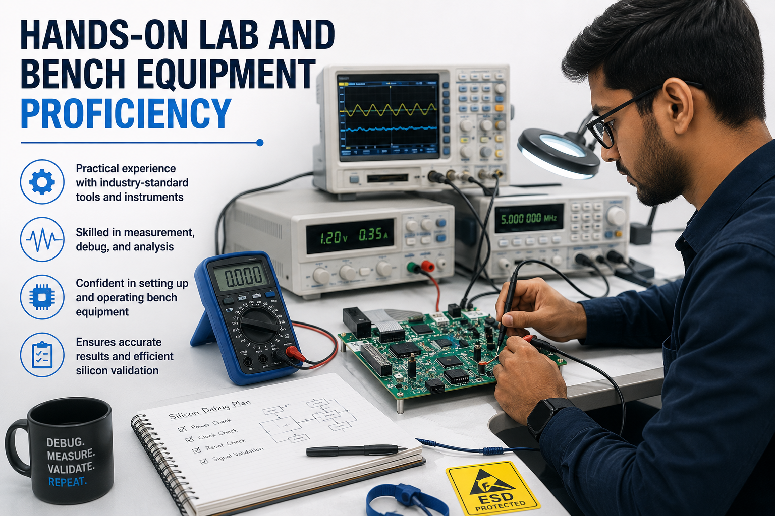 Hands-On Lab and Bench Equipment Proficiency