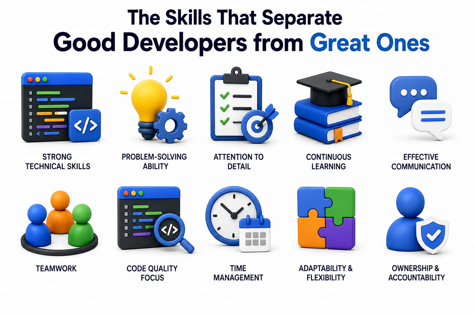 The Skills That Separate Good Developers from Great Ones
