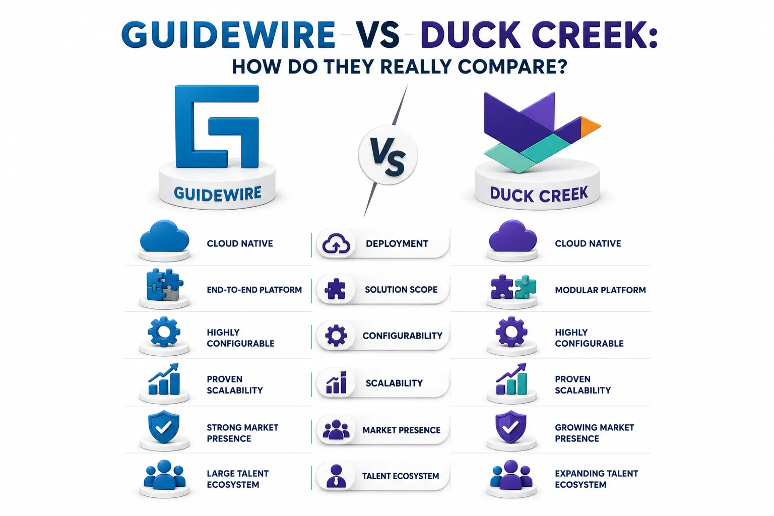 Guidewire vs Duck Creek: How Do They Really Compare?