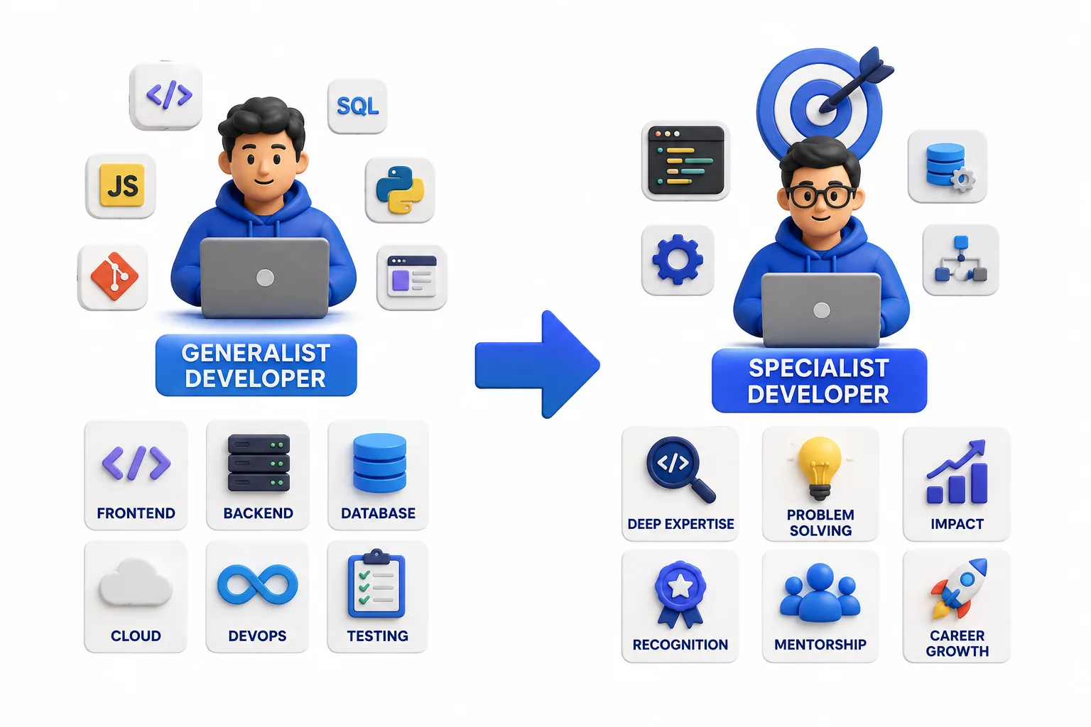 From Generalist Developer to Specialist: What Actually Changes