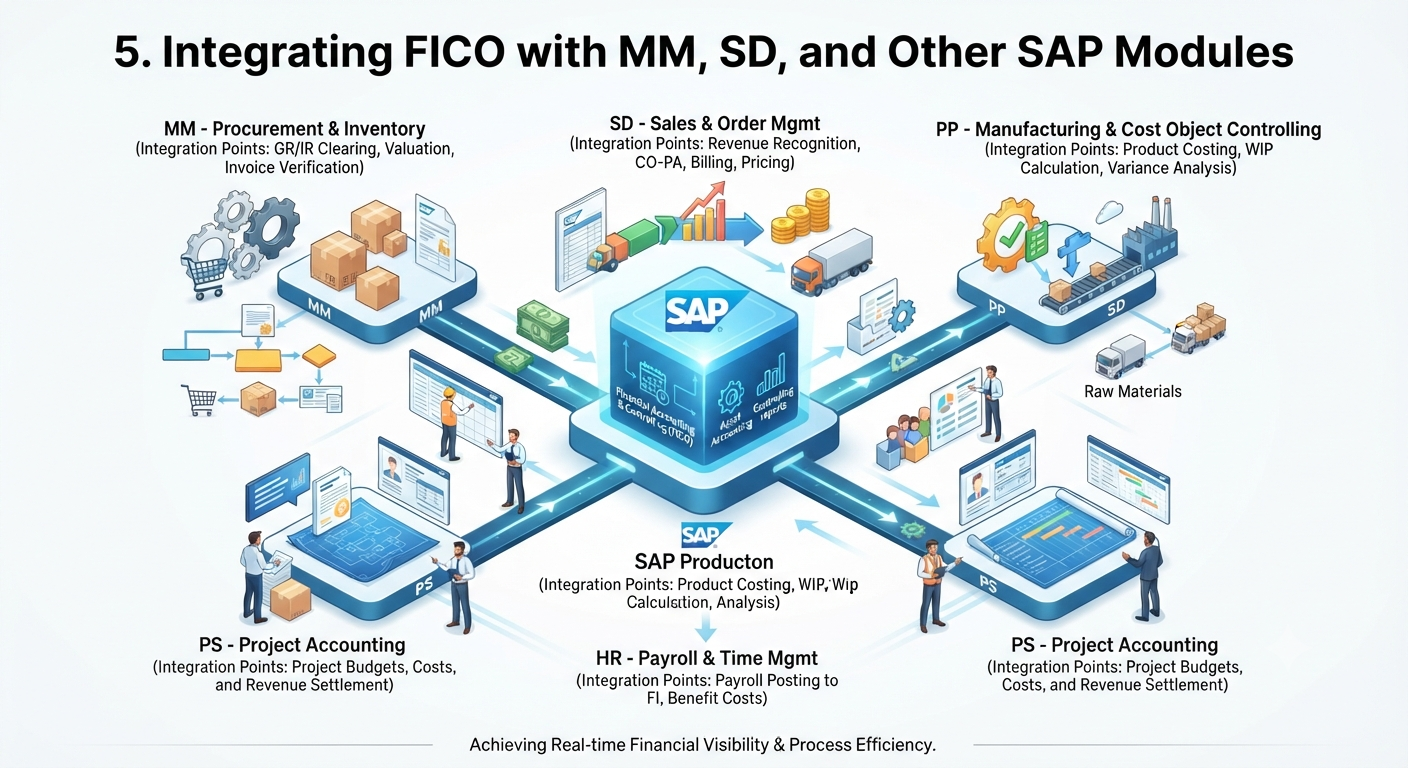 Integrating FICO with MM, SD, and Other SAP Modules