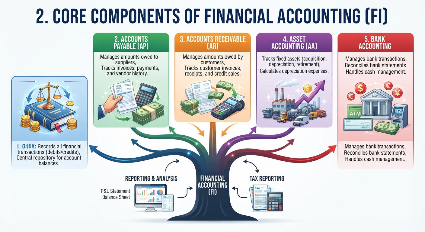 Core Components of Financial Accounting (FI)