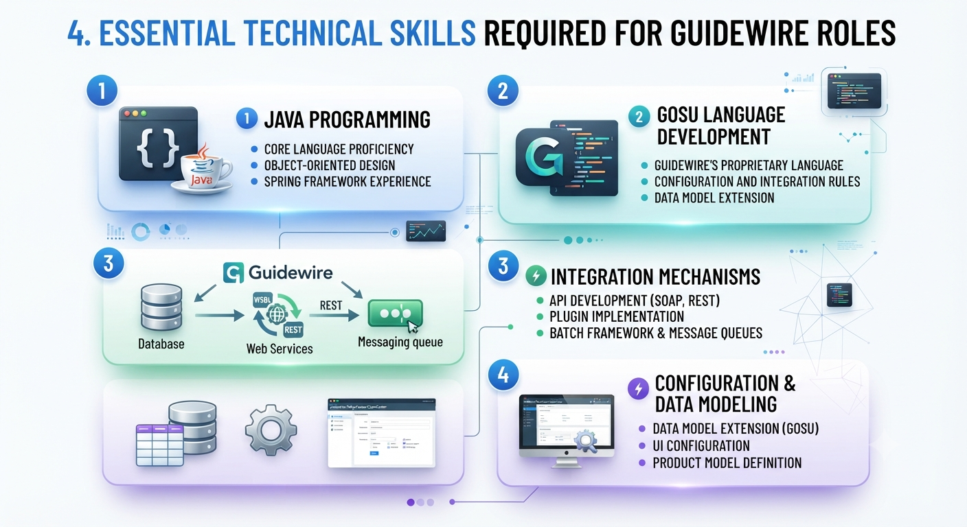 Essential Technical Skills Required for Guidewire Roles