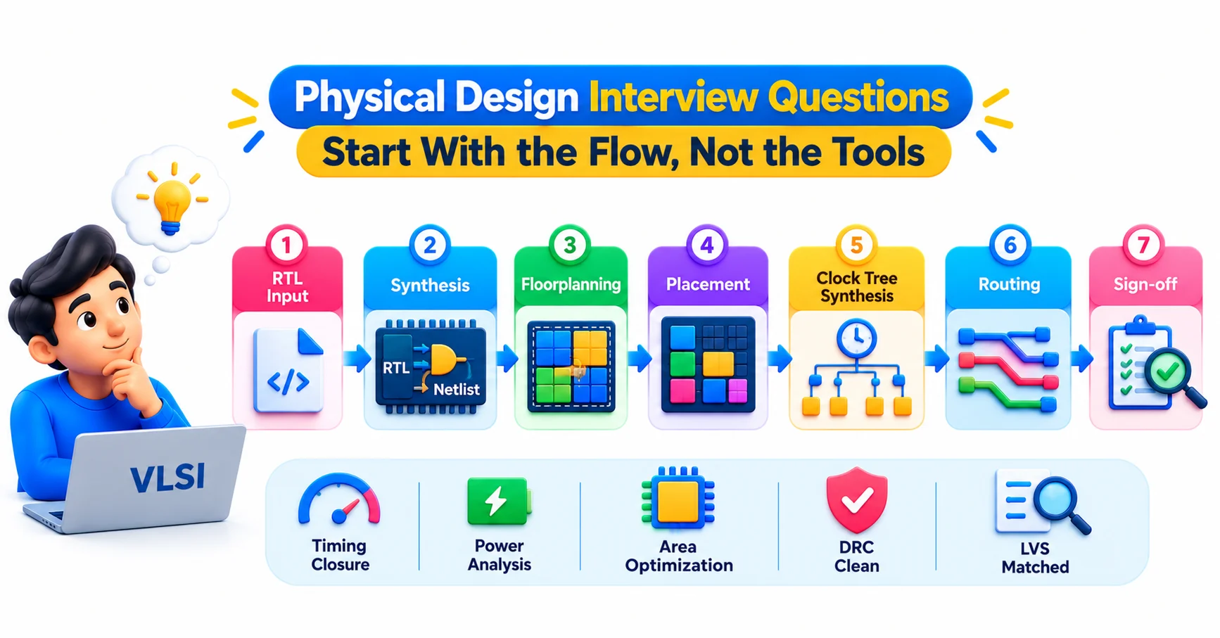 Physical Design Interview Questions Start With the Flow, Not the Tools